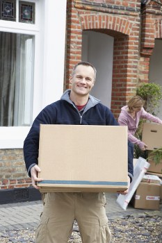 Storage units and organized boxes in Fulham