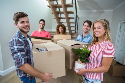 Professional packing services in Fulham for household moving boxes