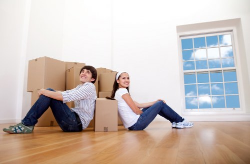 Professional movers handling a Fulham relocation