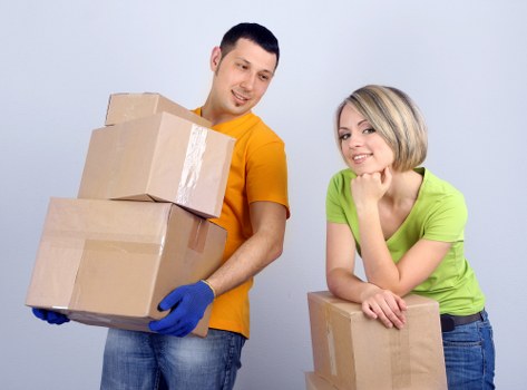Screen reader user reviewing Fulham removals information online