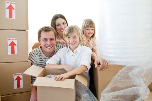 Keyboard-focused navigation on a Fulham removals website